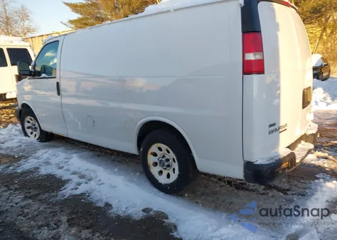 2011 GMC Savana 1500 Work Van z USA, uszkodzony, nr VIN 1GTS8AF45B1186746